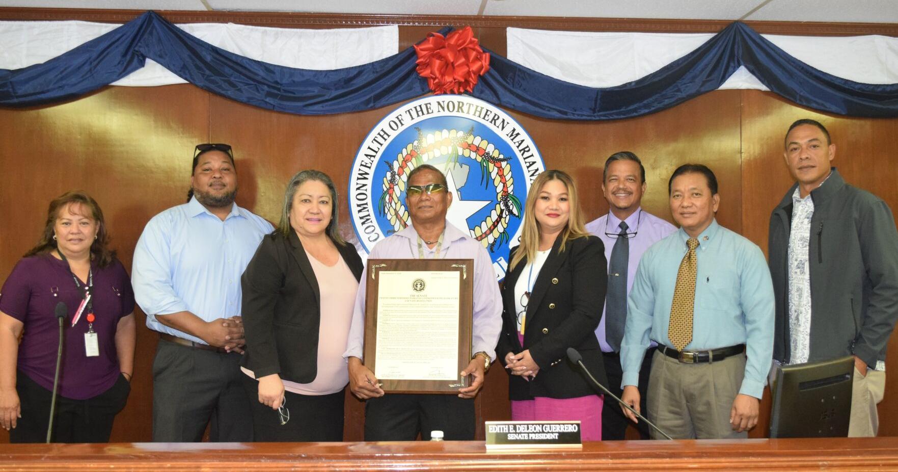 Senate resolution commends Max Aguon - Vimarsana News
