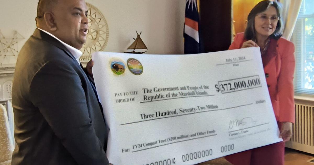 Interior’s Cantor announces $372M in Compact funding for Marshall Islands