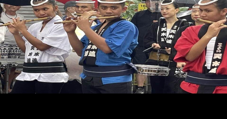 Saipan's Awaodori team impresses in Japan