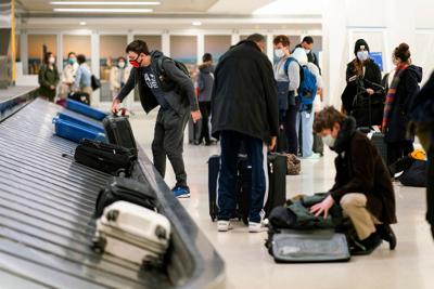 Passengers travelling at Newark Liberty International Airport in Newark