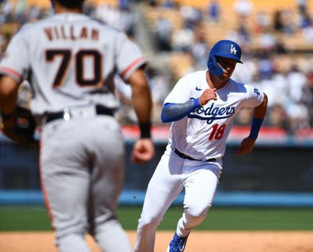 A new Big Three: Lux, Thompson, Lamb help Dodgers complete sweep