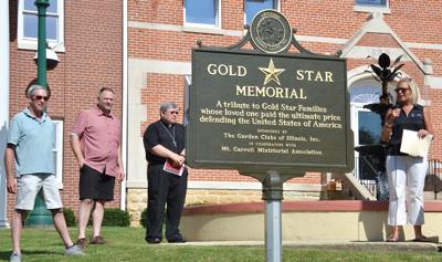 Gold Star Memorial dedicated July 4
