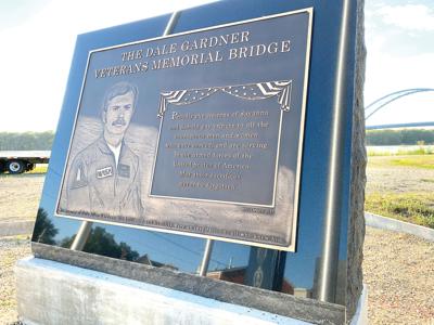 Dale Gardner Monument now in place