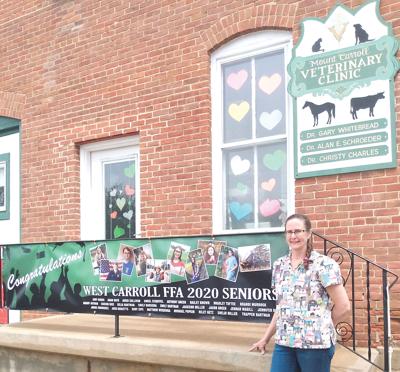 Sign honors 2020 West Carroll FFA seniors