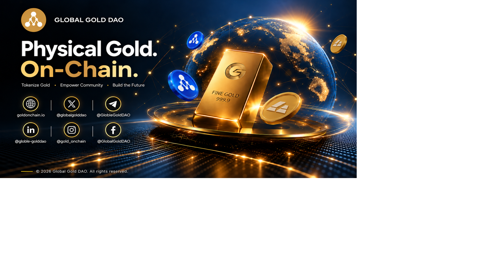 GGD (Global Gold DAO) Launches Tokenized Physical Gold Ecosystem on BNB Chain | Press Releases