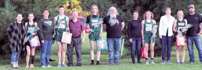 WC girls cross country Senior Night