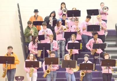 WCHS pep band performs