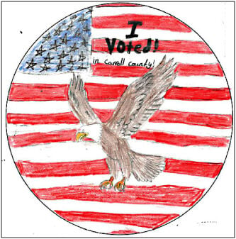 Students design vote sticker