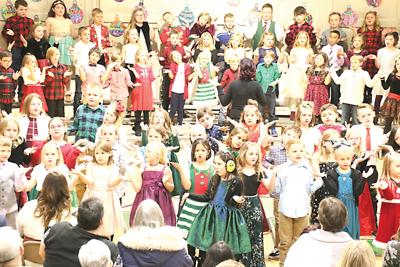 Students have the Christmas spirit