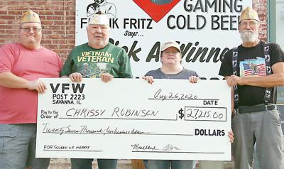 Savanna VFW drawing helps support community projects