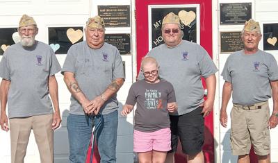 VFW supports young girl