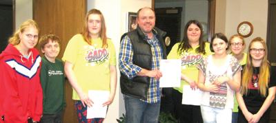 WCMS students promote Alcohol Awareness Month