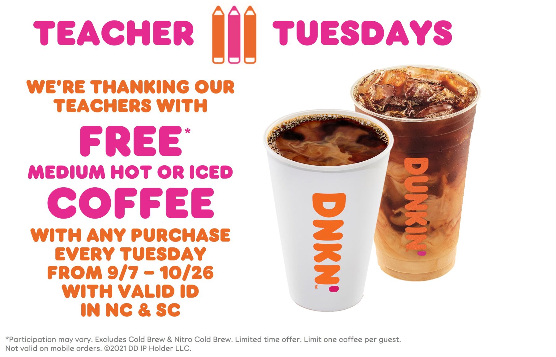 dunkin donuts iced coffee deal