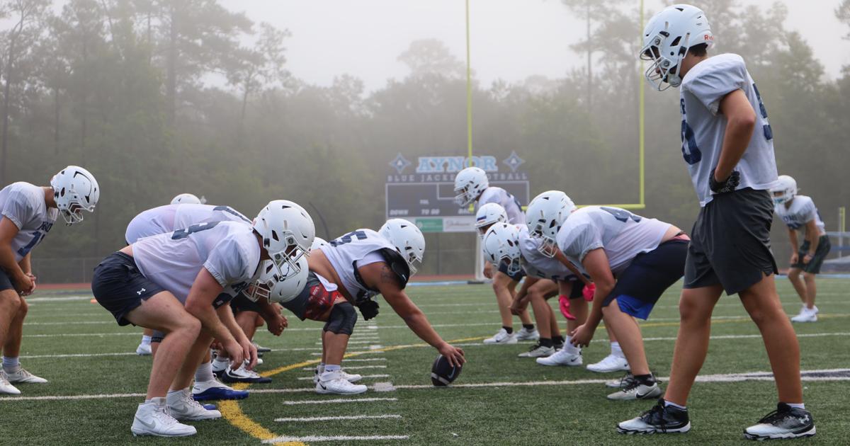 Gallery: Aynor football embraces the conditions during Tuesday practice