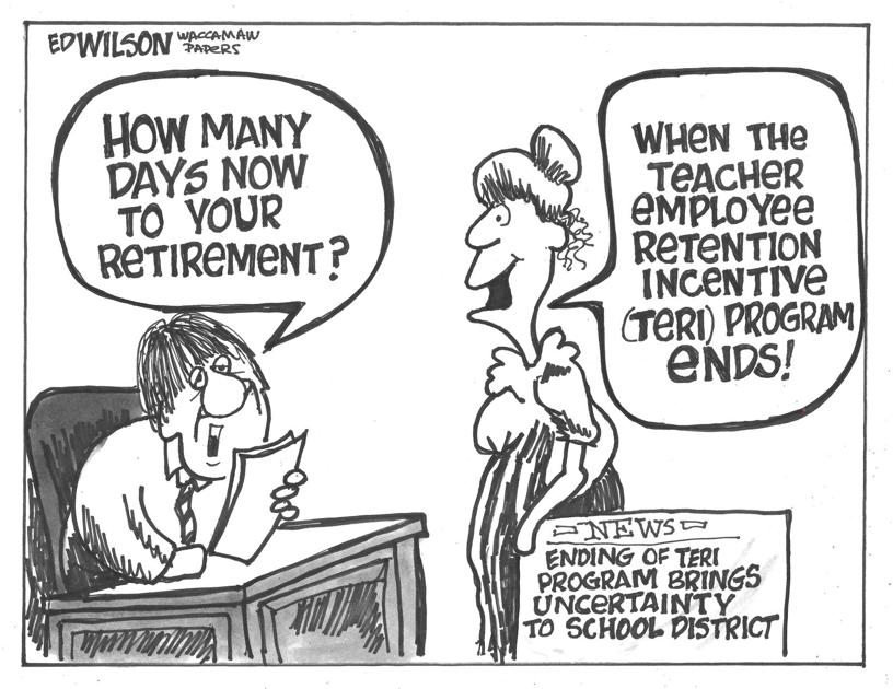 Teacher incentives Editorial Cartoons