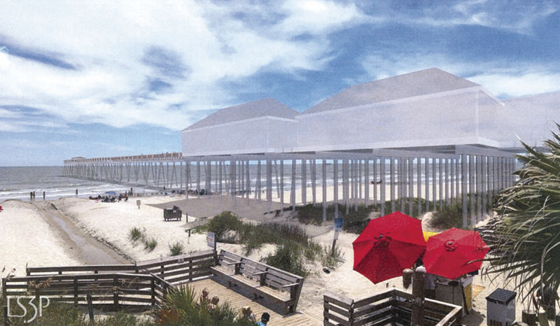 Surfside Beach Looking To New And Improved Pier Surfside Beach Pier Rendering