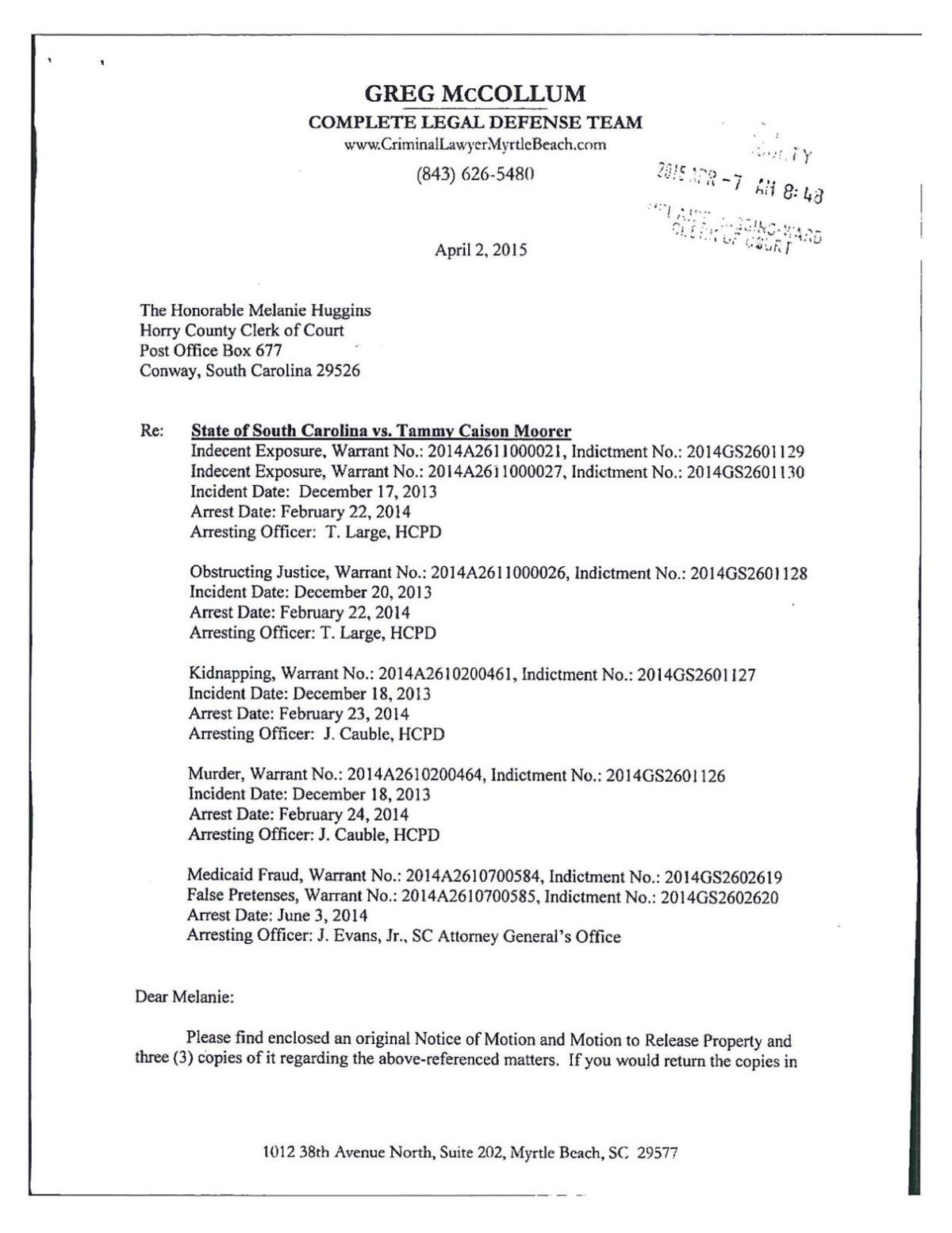 Horry County Booking And Release