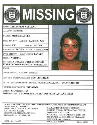 Lisa Myers Neugent missing persons poster