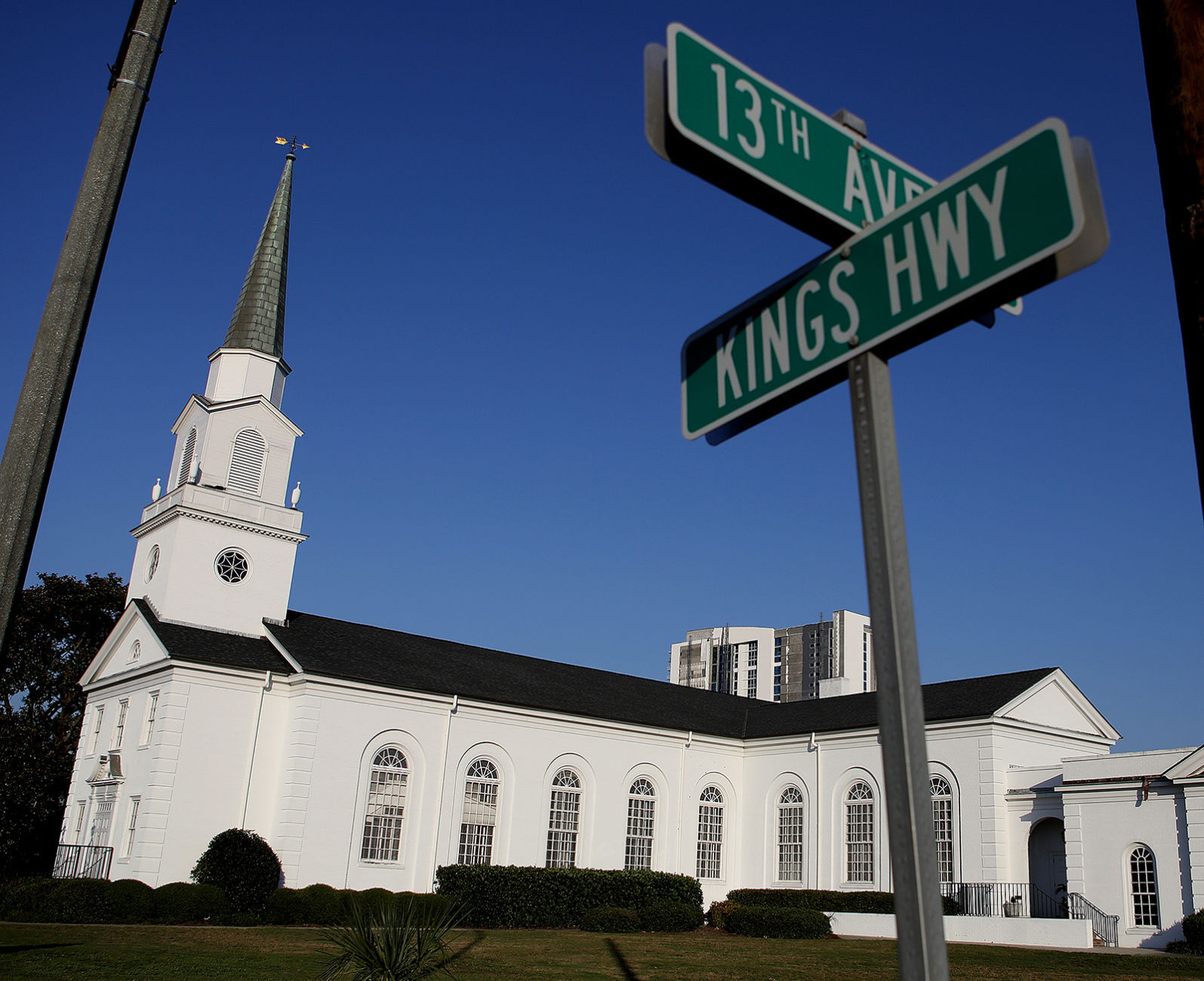 The old Presbyterian church in Myrtle Beach could be an