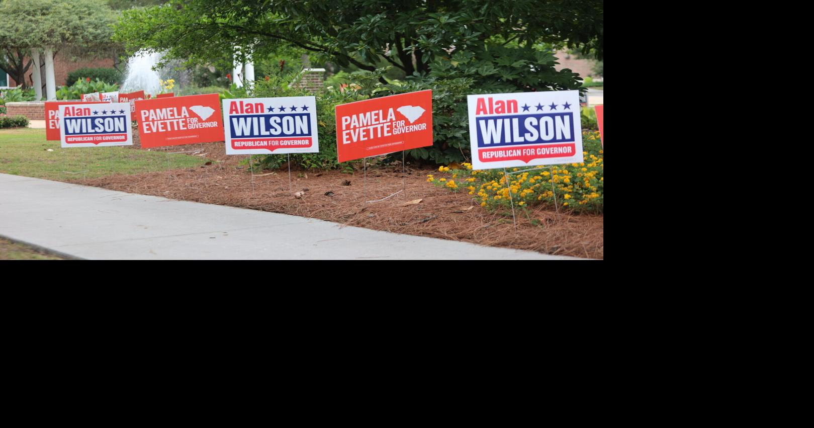 Jeers, barbs punctuate Republican gubernatorial runoff debate between Evette and Wilson
