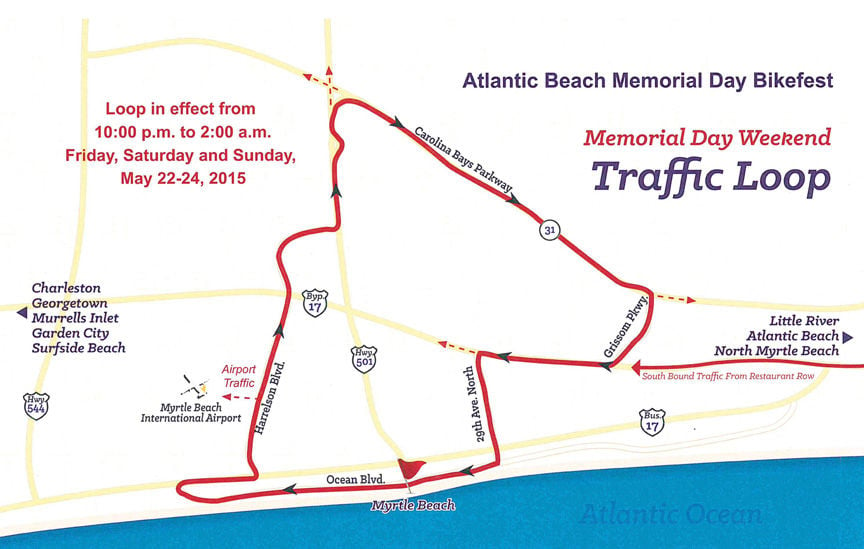 Myrtle Beach Announces Traffic Changes for Bike Fest Weekend