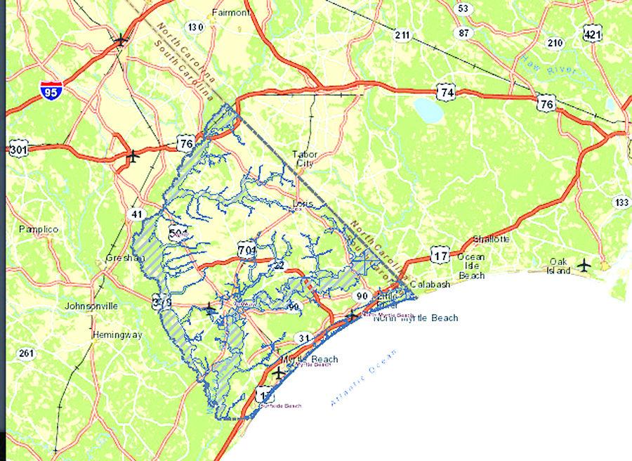 Horry County officials dispute FEMA flood zone maps Horry County