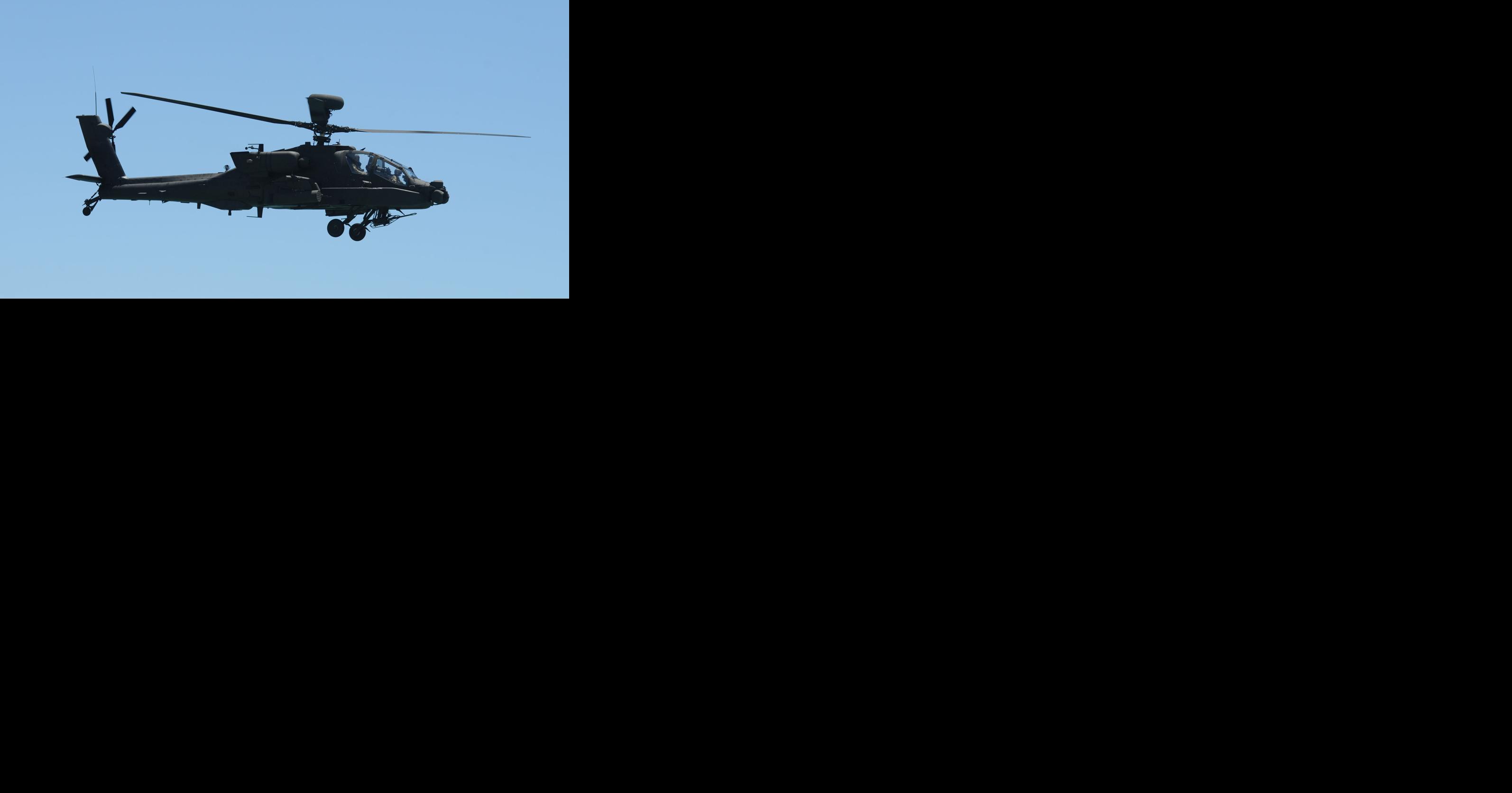 'Carry on, Patriots': Salute from the Shore Apache pilots no longer suspended