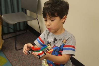 Ideas Come To Life During Lego Build At Chapin Memorial Library A Creation He Made Using Lego Blocks At Chapin Memorial Library S Final Build Event Of The Summer 2018 On Saay Aug 11 In Myrtle Beach