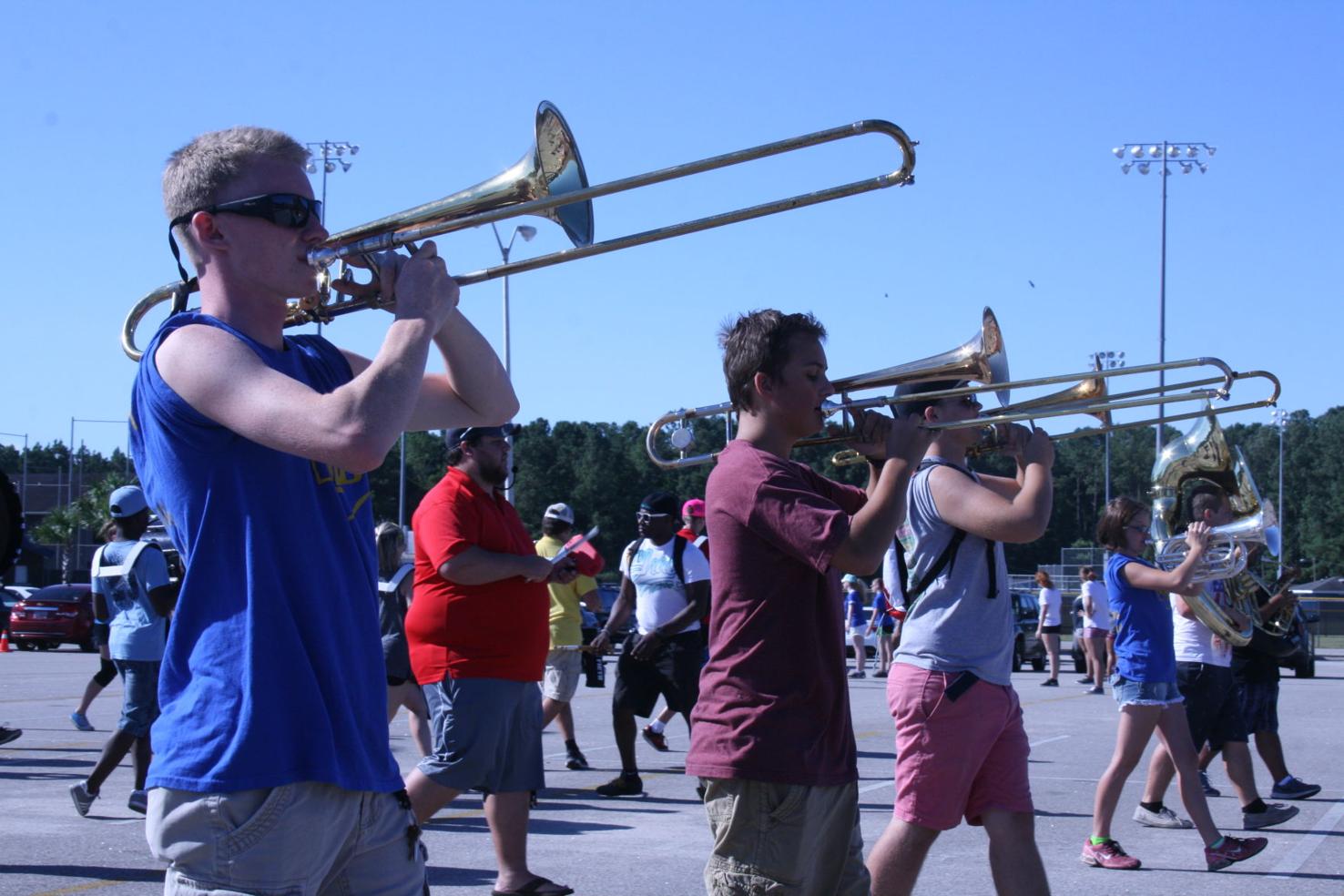 High school marching band a showcase of creativity and stamina