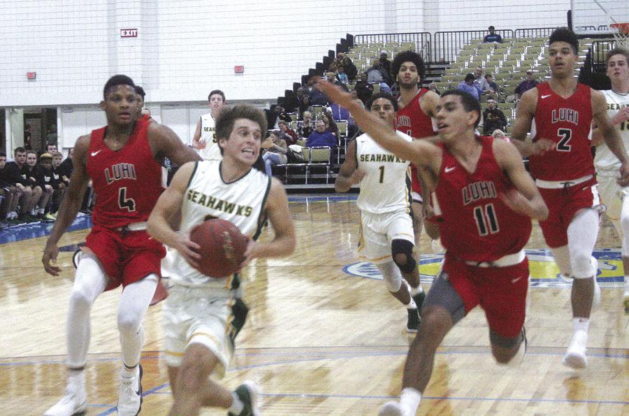 Seahawks Fall To Crusaders In Beach Ball First Round Basketball
