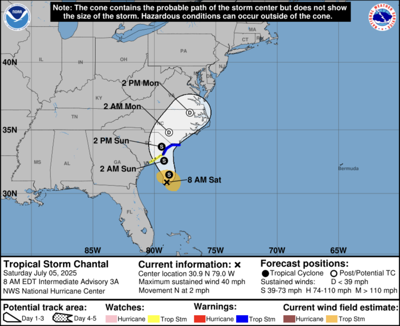 Tropical Storm Chantal