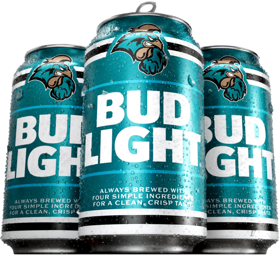 Bud Light CCU trio cans