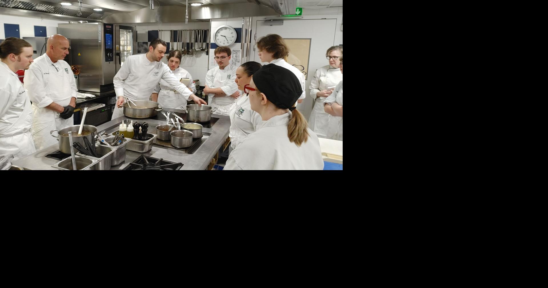 HGTC culinary students learn from chef instructors at Ecole Ritz Escoffier in Paris