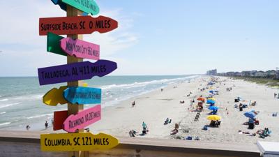 Photo Project 20 Surfside Beach direction arrow beach