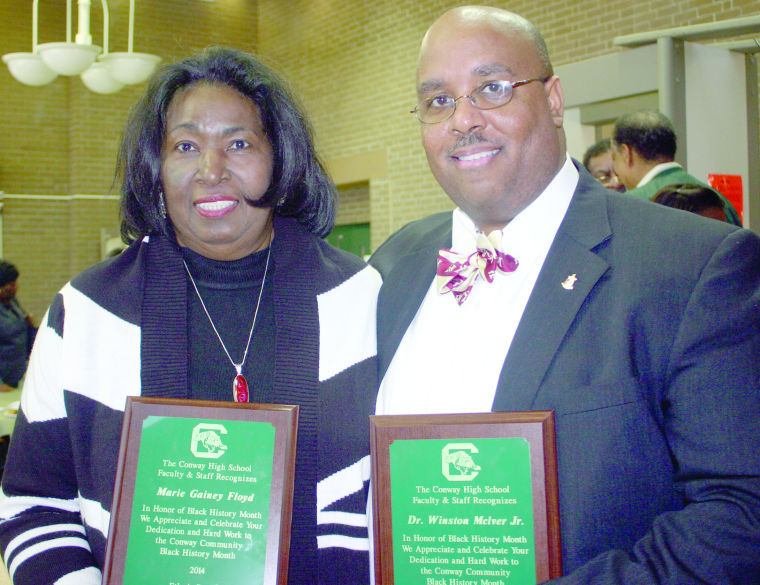 Former teacher, Conway doctor honored at buffet Conway