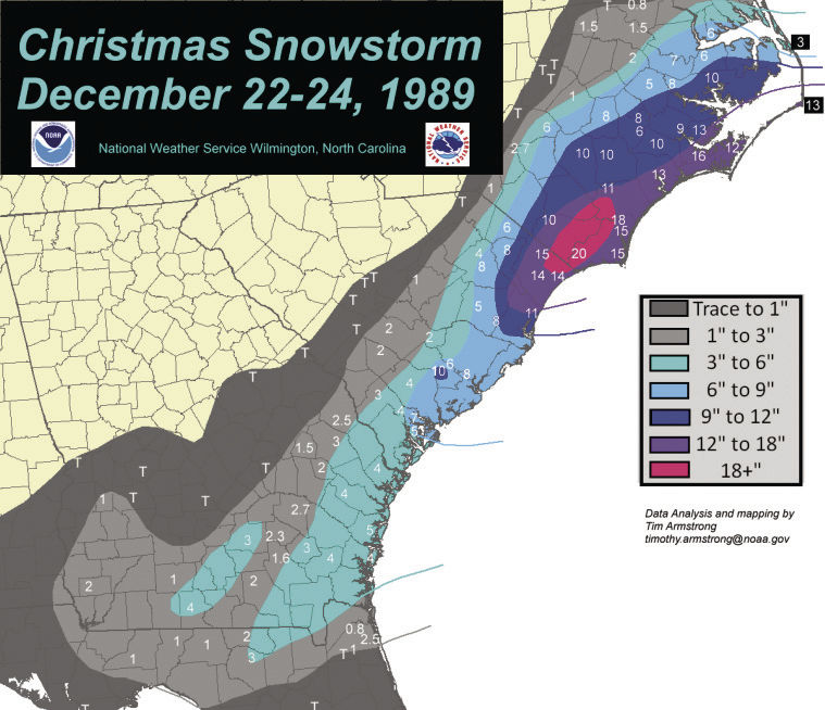 Freak Storm In 1989 Set Records For Cold Snow News Freak Storm In 1989 Set Records For