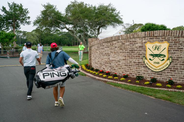 Myrtle Beach Classic golfers wlaking