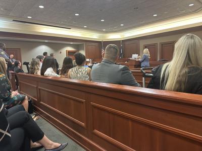 Courtroom Ja'real Warren sentencing