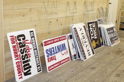 Conway political signs