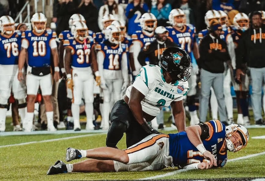 No. 9/11 Chanticleers Fall 37-34 in Overtime in FBC Mortgage Cure Bowl -  Coastal Carolina University Athletics