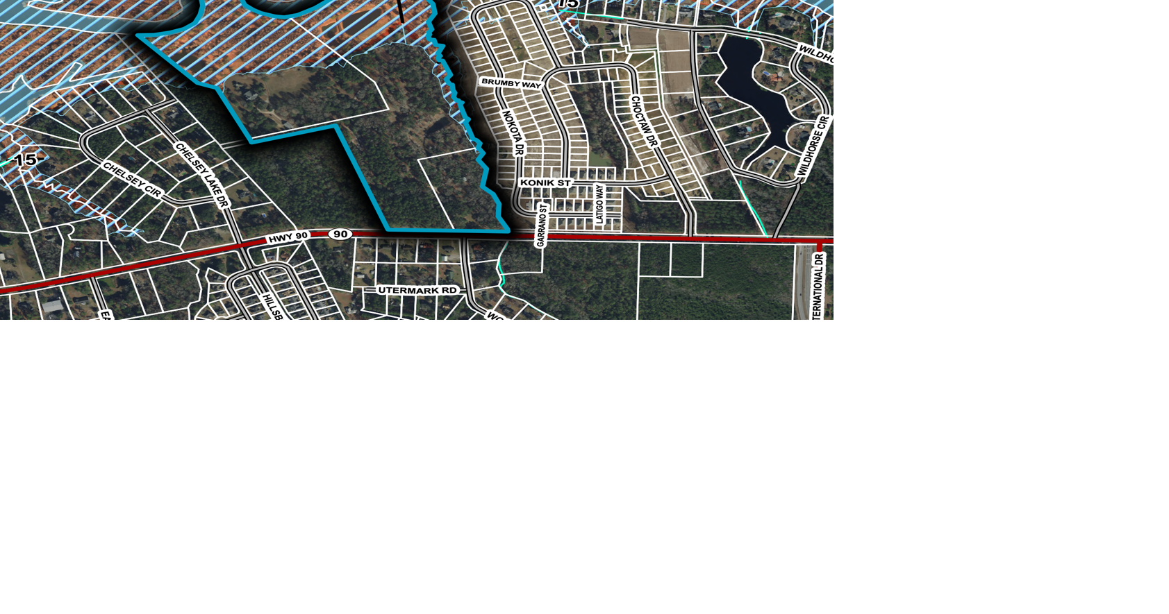 Traffic concerns emerge as proposed 68-home Highway 90 neighborhood deferred again