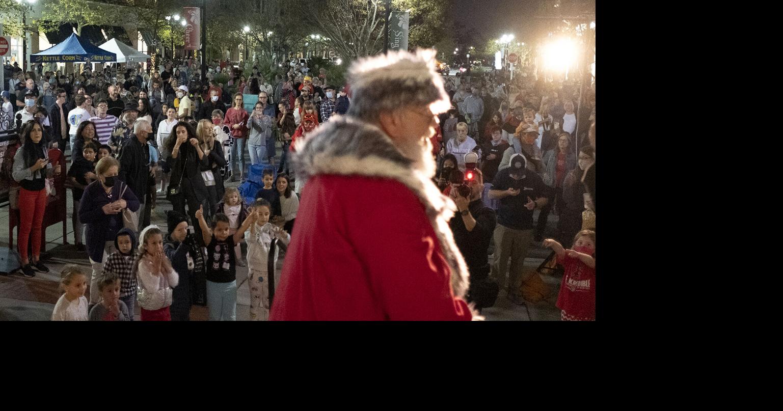 Santa comes to Market Common tree lighting Gallery