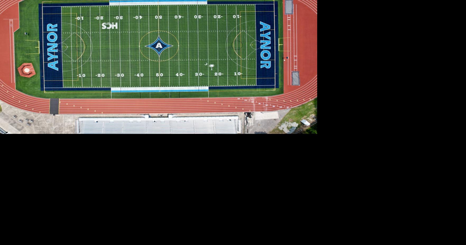 High School Football Field Turf