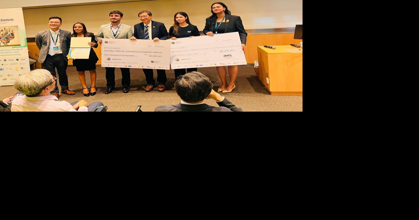 Indian Students From Galgotias University Win Global Recognition at Hong Kong's EDVentures 2026, Competing Against 19 Teams From 10 Countries