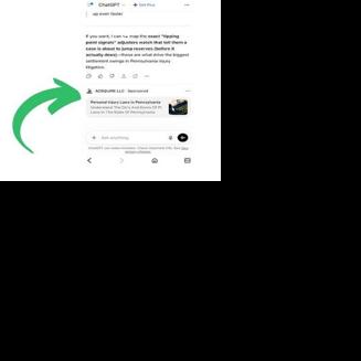 ADSQUIRE Creates Another Legal Marketing First By Being The First Ad Agency To Place A Lawyer Advertisement On ChatGPT
