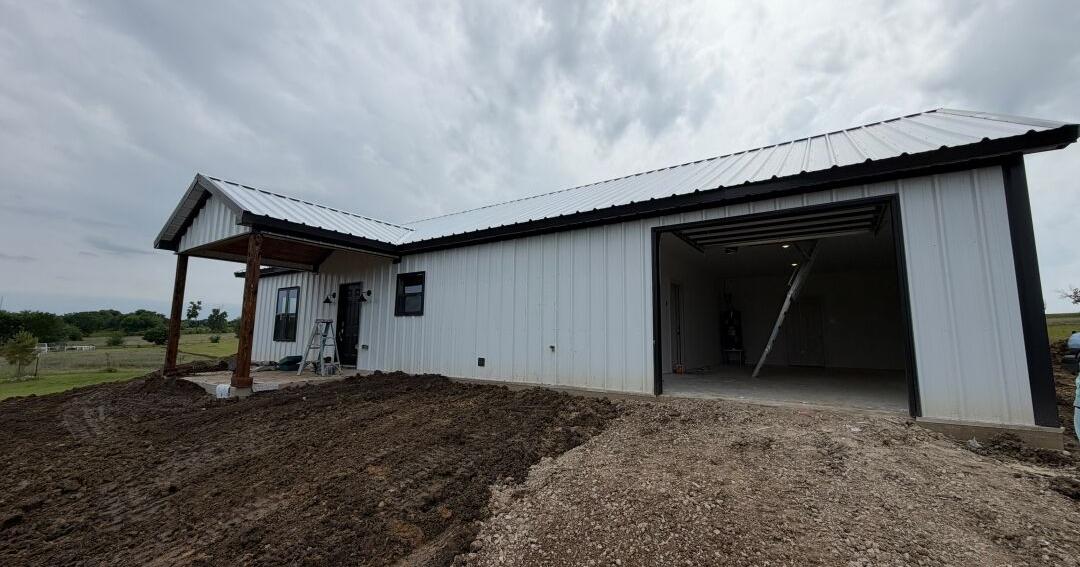 Texas Couple Turns Hand-Drawn Plan Into Custom Farmersville Barndominium Within Their Set Budget