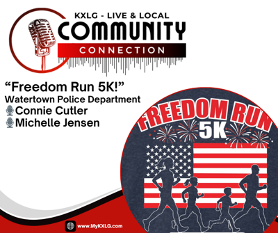 “Freedom Run 5K!” Watertown Police Department Connie Officer Alexis Buysse & Elly Anderson - 1