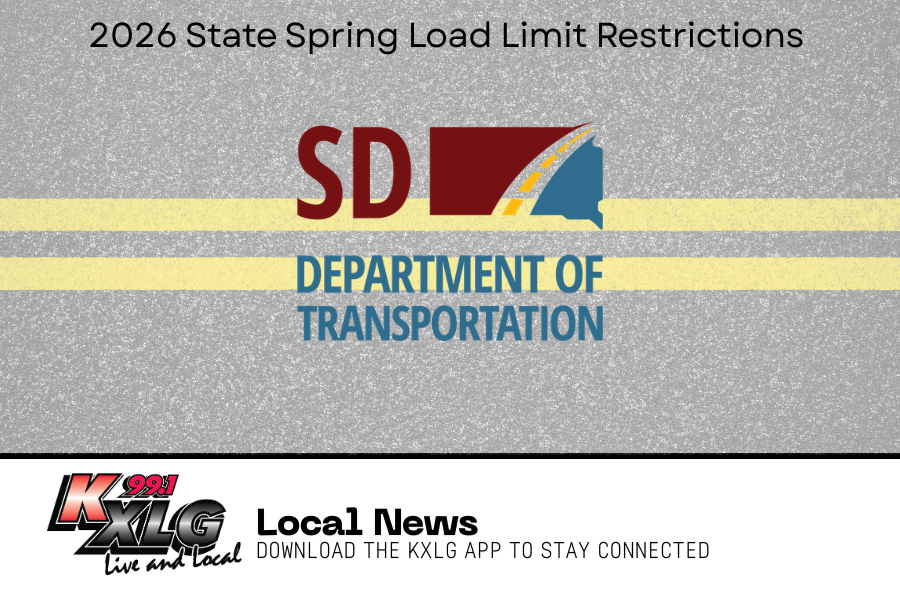 2026 South Daktoa Spring Load Limit Restrictions | Local News | mykxlg.com