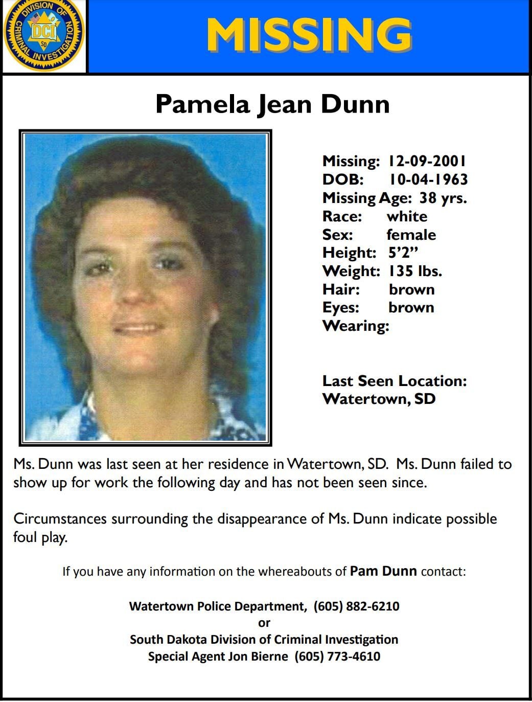 South Dakota Attorney General Featuring Missing Persons on Website ...