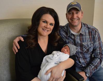 Lauren and Javon Heathcoat with Baby Boy, Asher
